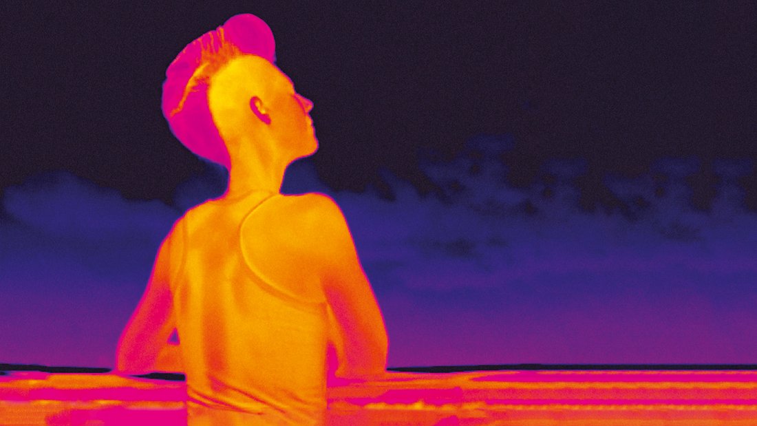 Forum "Climat : Quelle culture pour quel futur ?" - affiche - photographie réalisée à la caméra thermique