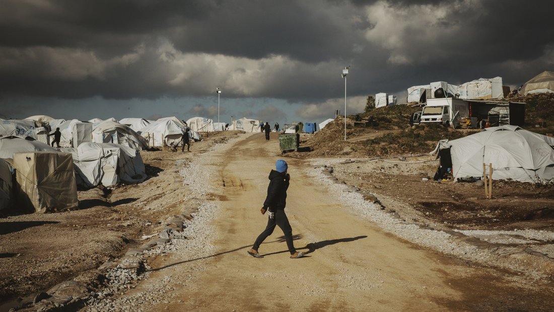 Cycle "Migrants, réfugiés, exilés" - photo d'un centre d’accueil en Grèce