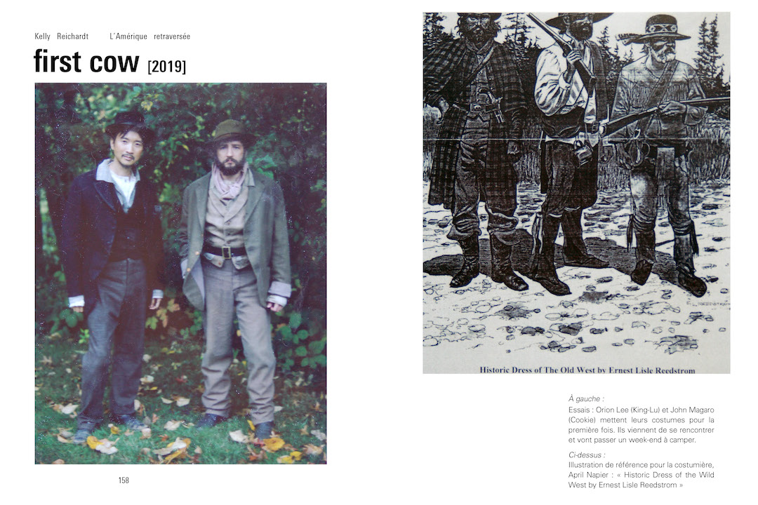 Inspiration et costumes pour « First Cow » - repro livre « Kelly Reichardt, l'Amérique retraversée »
