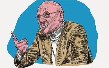 Soirée "L'inventaire Foucault", BNF x Centre Pompidou : portrait dessiné par Morvandiau