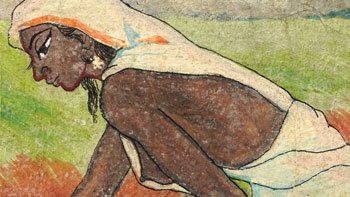 Soe aung 港 絵画 有名 ミャンマー 有名画家 Soe Aung 漁船と夕日 絵画