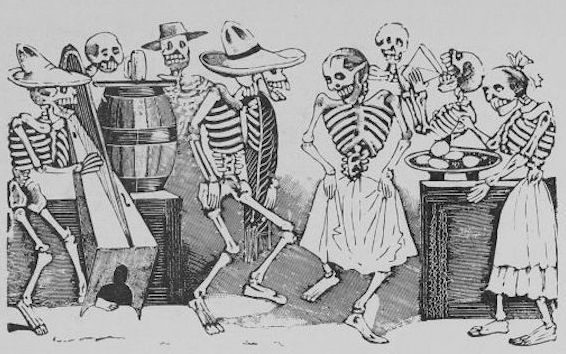 Guadalupe Posada, La joyeuse danse des squelettes, 1910