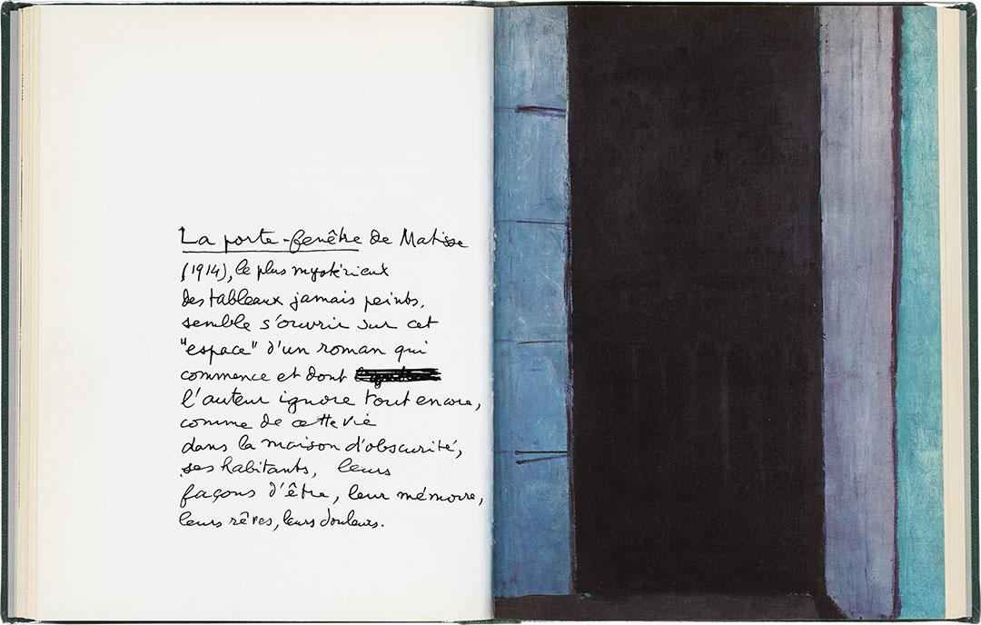 « Henri Matisse, roman », de Louis Aragon, 1969 - repro