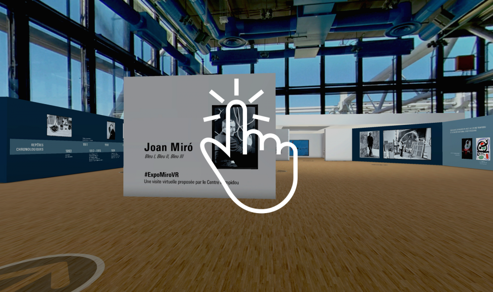 Exposition virtuelle Miró au Centre Pompidou