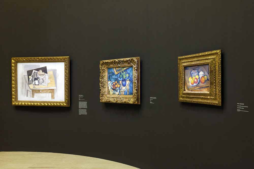 Exposition "Cezanne et nous". Grand Palais x Centre Pompidou : Natures mortes de Cezanne, Maurice de Vlaminck, Pablo Picasso