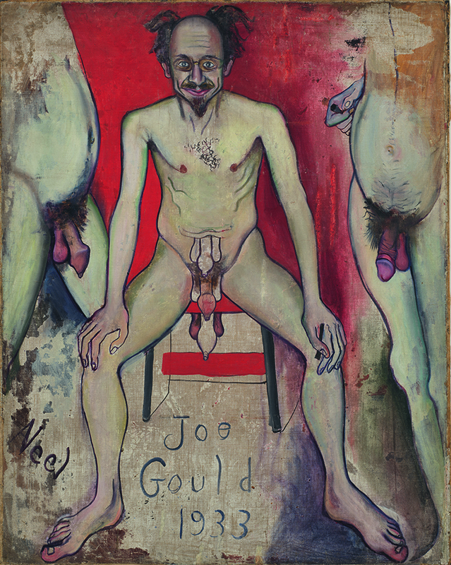 Alice Neel, « Joe Gould  », 1933 Huile sur toile, 99,2 × 79,1 cm Estate of Alice Neel