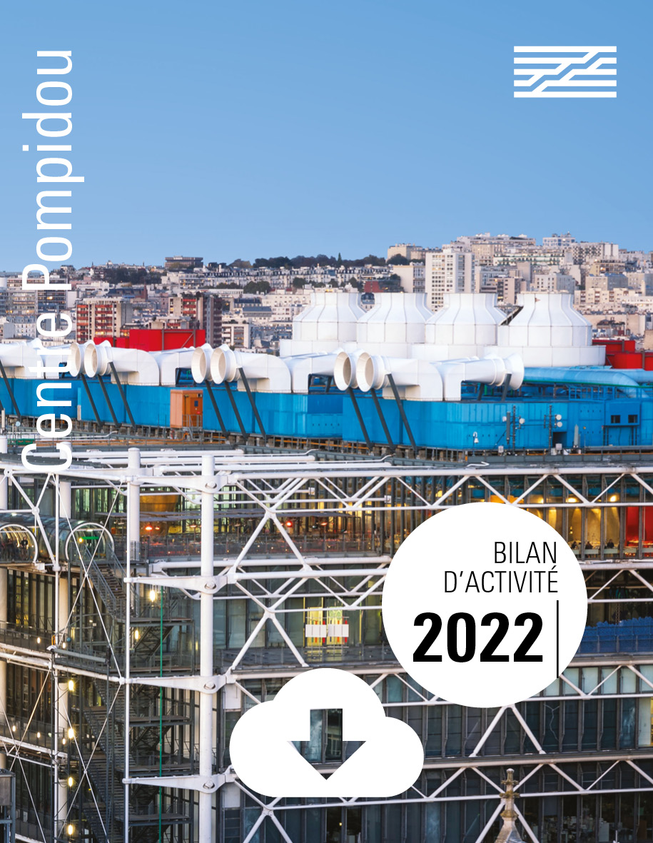 Bilan d'activité Centre Pompidou 2022 - 1ère de couverture