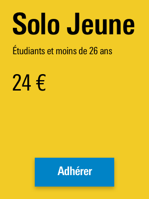 Adhésion POP' Solo Jeune 1 an - Billetterie en ligne
