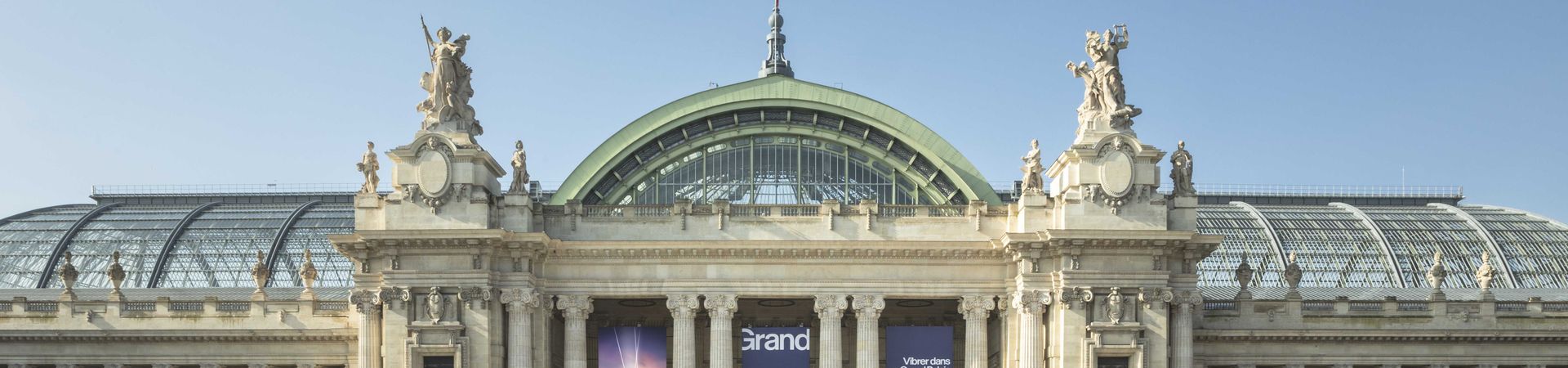 Grand Palais, Paris : vue de la façade restaurée (détail)