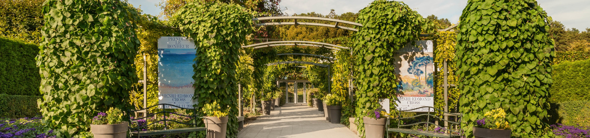 Musée des impressionnismes Giverny : l'entrée du jardin
