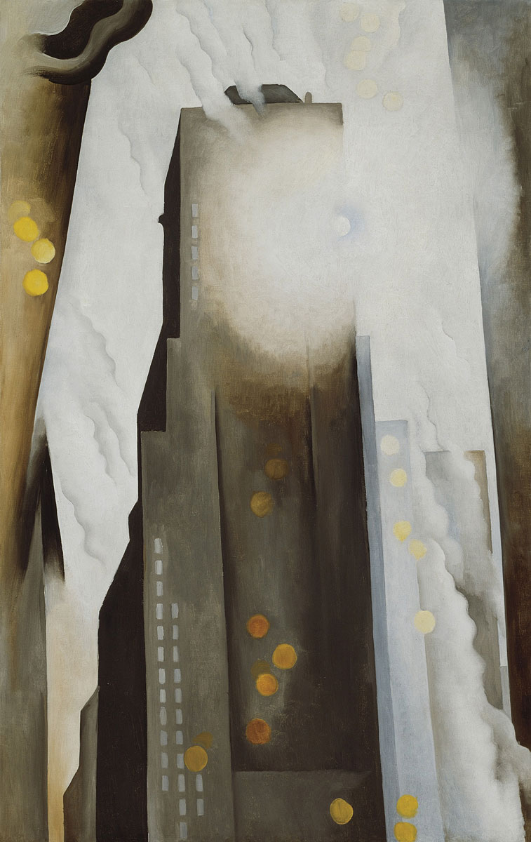 Georgia O’Keeffe, "The Shelton with Sunspots, N.Y.", 1926