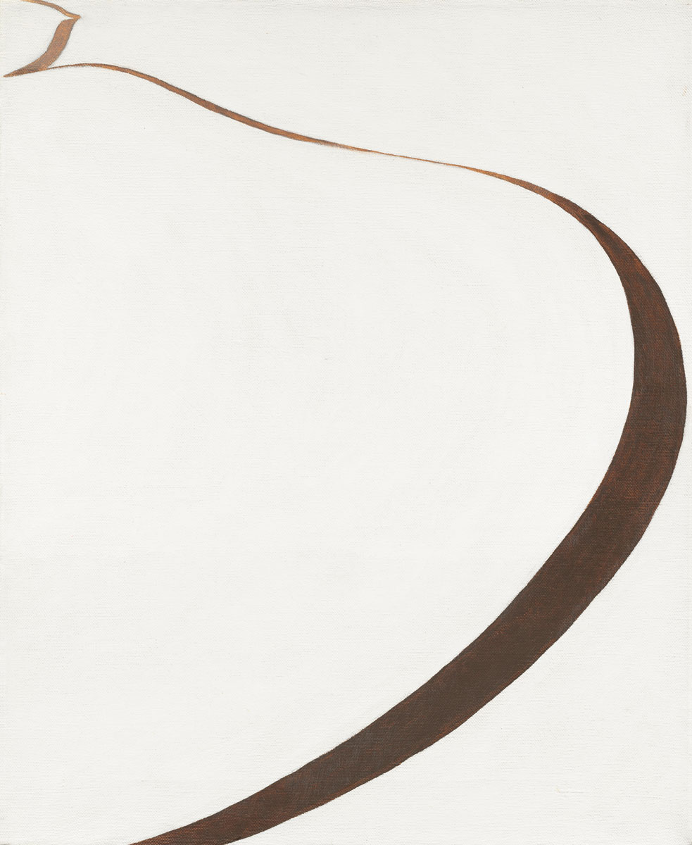 Georgia O’Keeffe​, ​« Winter Road I », 1963​ - repro