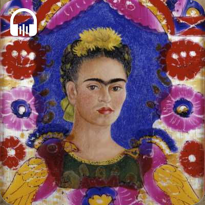 Podcasts "Art et féminismes" : autoportait de Frida Kahlo (détail)