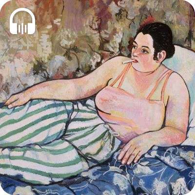 Podcast exposition "Suzanne Valadon" : détail de l'oeuvre « La Chambre bleue »