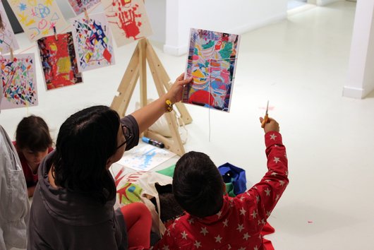 Eventos en familia en el Centre Pompidou - foto de un taller
