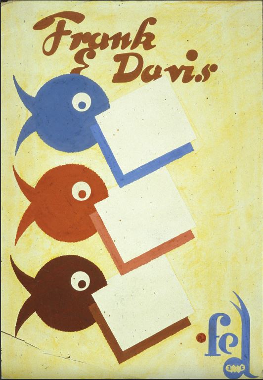 Paul Rand, maquette « Frank Davis », 1929 - repro