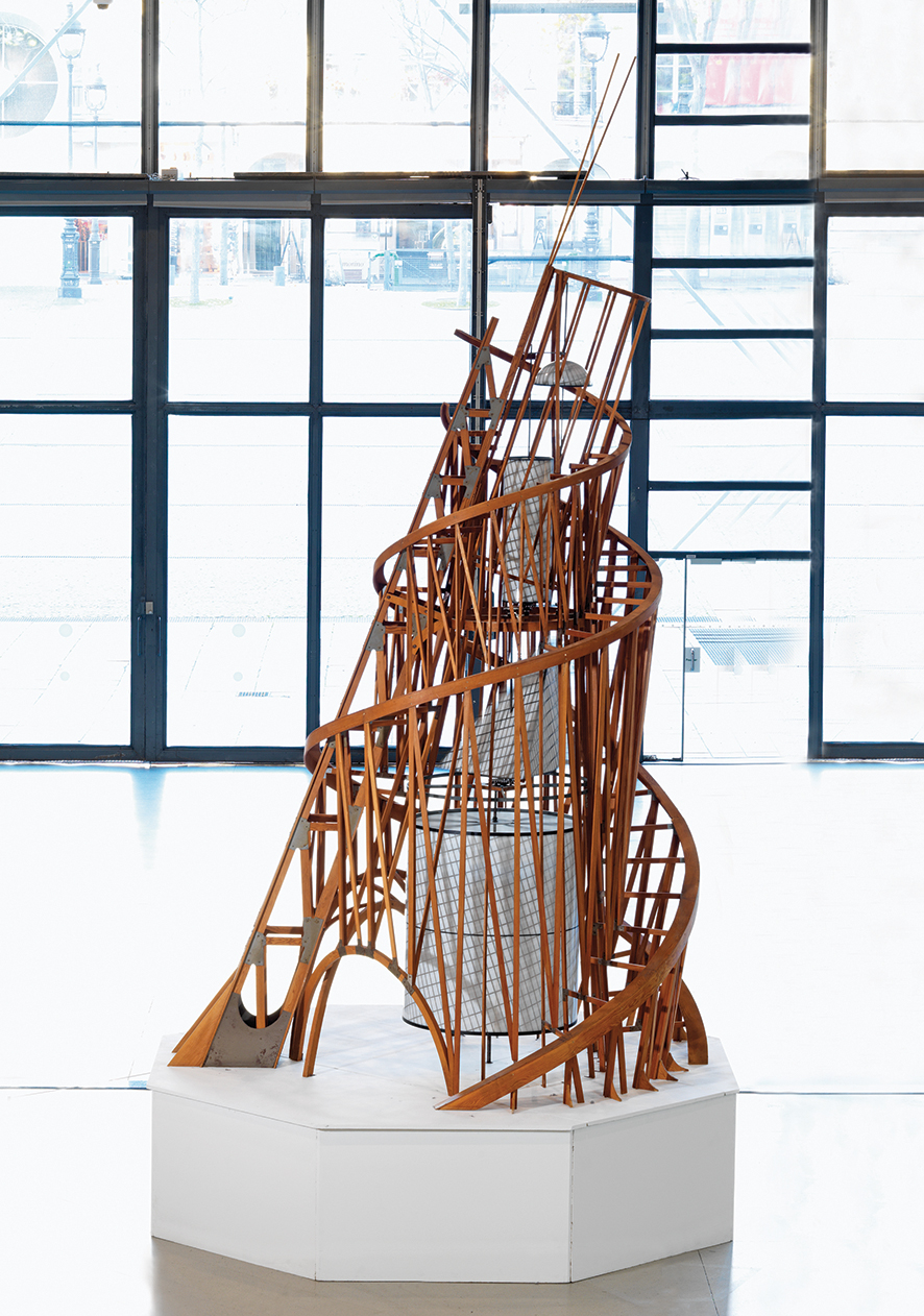 Vladimir Tatline, « Maquette à la gloire de la troisième internationale », 1919/1979 - vue d'oeuvre, Forum, Centre Pompidou