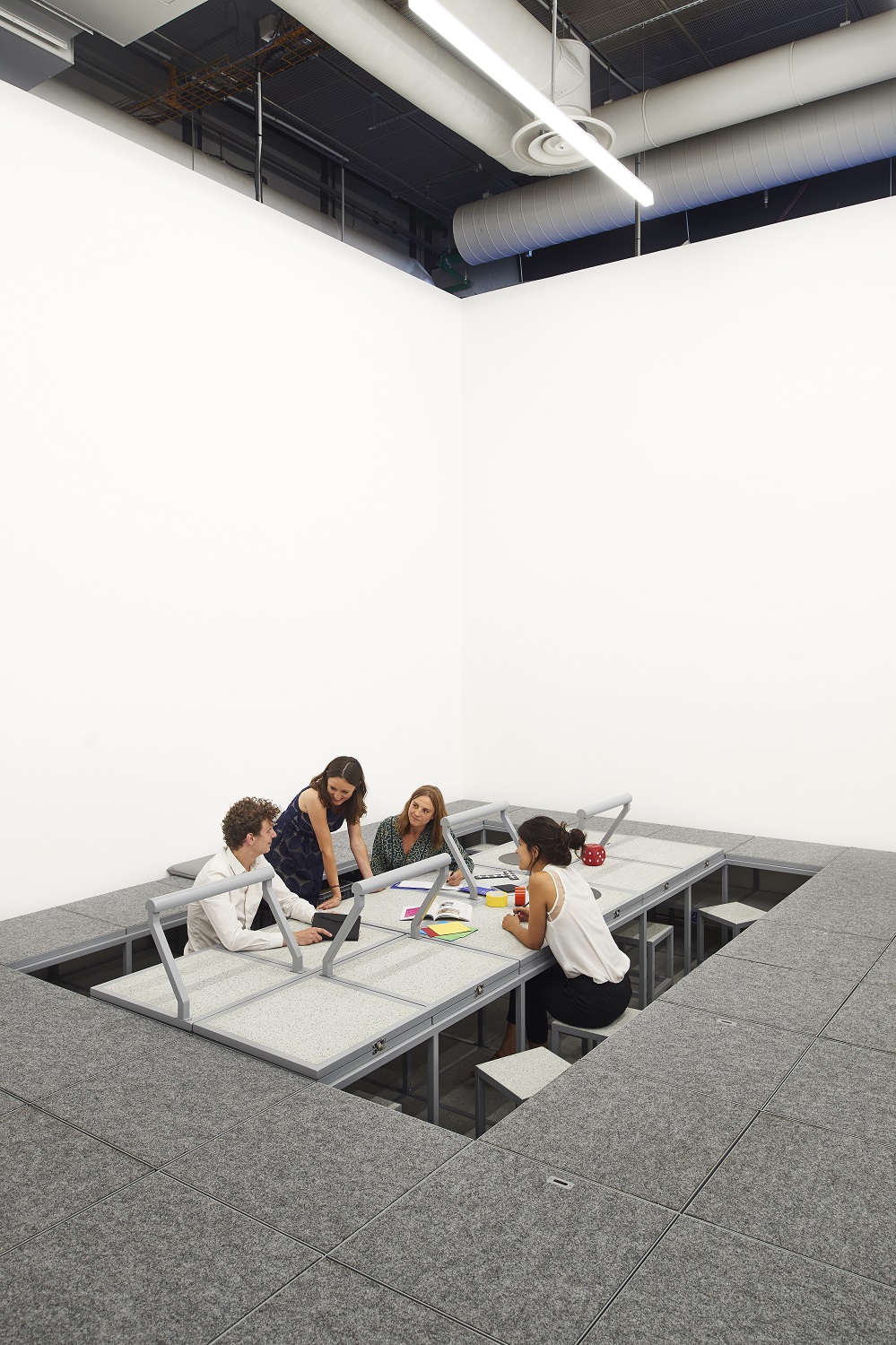[Translate to English:] Vue de l'espace "3-8" au Centre Pompidou