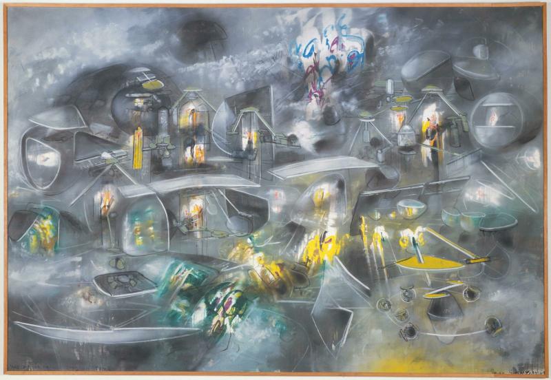 L'étang de No Centre Pompidou