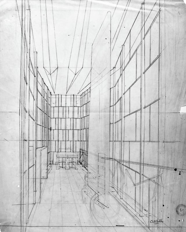 Perspective Hall - Centre Pompidou