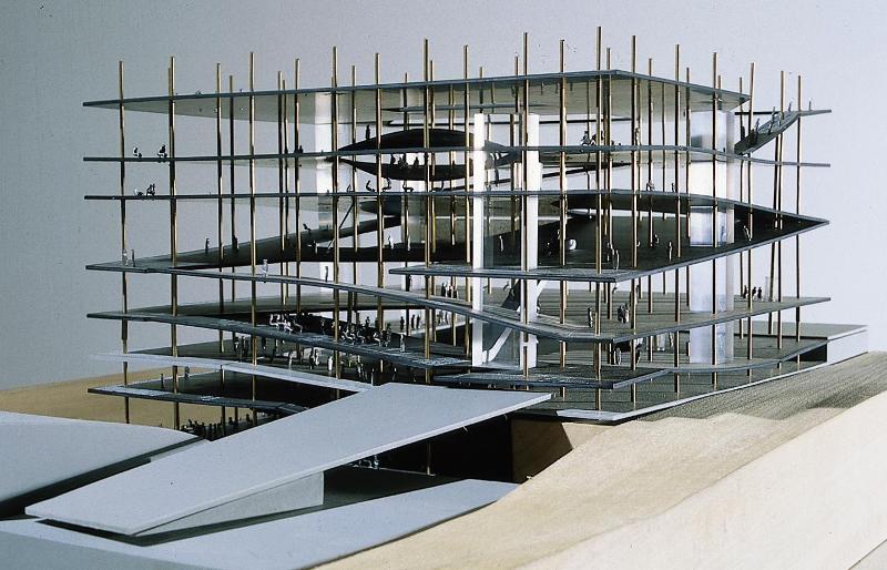 Maquette d'étude - Centre Pompidou