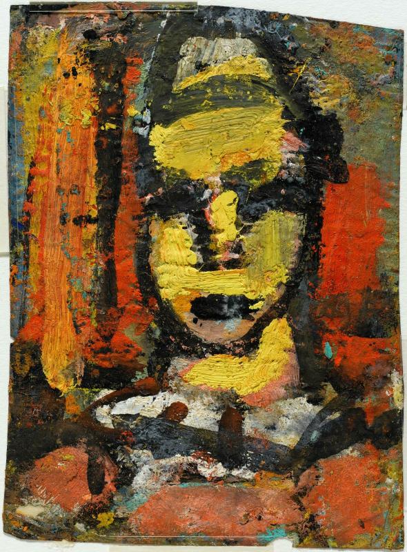 Clown jaune, habit rose - Centre Pompidou
