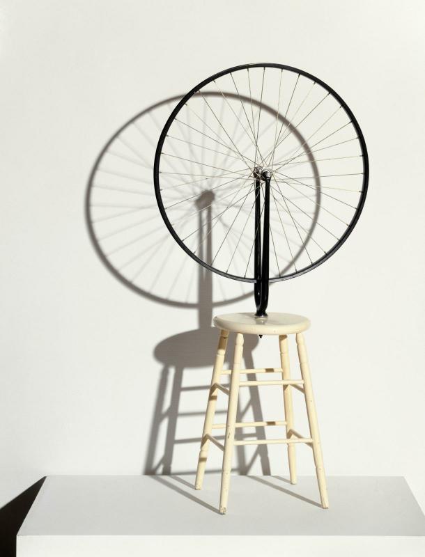 marcel duchamp et sa roue de bicyclette