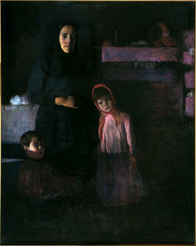 Mère et enfant, 1897 (pastel sur papier)