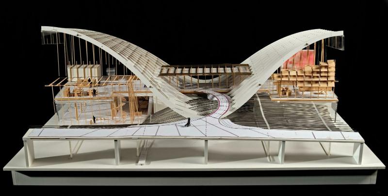 Maquette d'étude - Centre Pompidou
