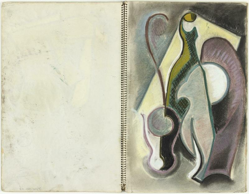 Dessin abstrait personnage marchant Centre Pompidou Dessin abstrait personnage marchant Centre Pompidou