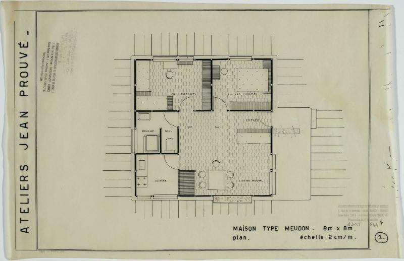 plan maison 8x8