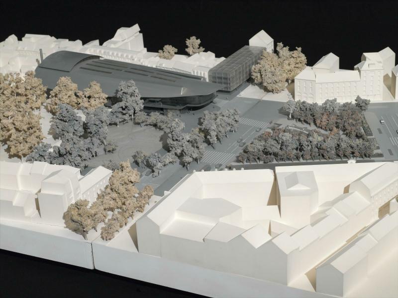 Maquette de rendu - Centre Pompidou