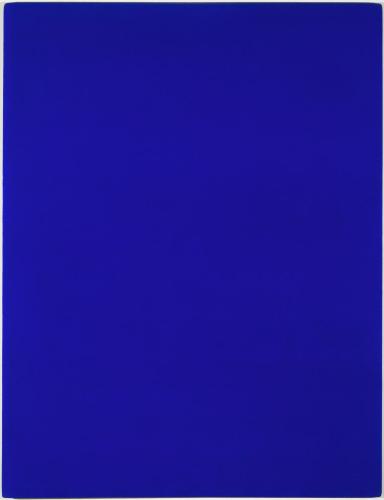 Lœuvre Ikb 3 Monochrome Bleu Centre Pompidou
