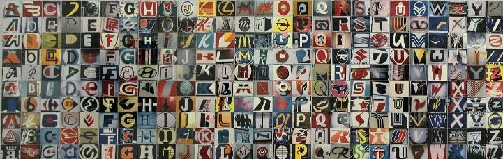 Claude Closky, « Auchan », 1992 - vue oeuvre