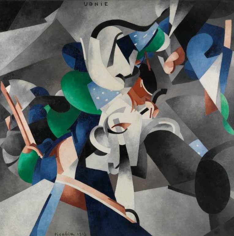 Francis Picabia, « Udnie », 1913, huile sur toile, 290 × 300 cm, © Centre Pompidou