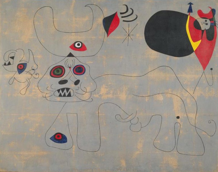 Joan Miró, « La Course de taureaux », 8 octobre 1945 - repro oeuvre