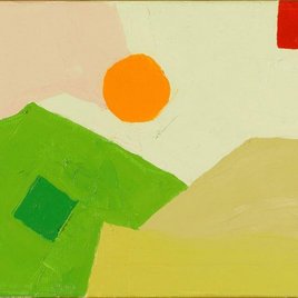 Recherche de mécénat - reproduction d'une oeuvre d'Etel Adnan, collection du Centre Pompidou