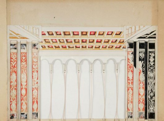 Natalia Gontcharova, Elément de maquette 1938 