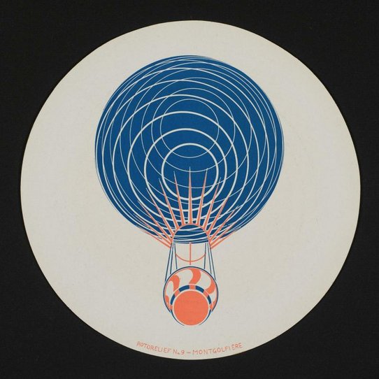 Marcel Duchamp, Rotorelief n°9-Montgolfière/Rotorelief n°10-Cage 1935 