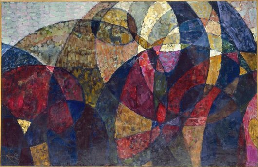 František Kupka, Etude pour Amorpha, fugue à deux couleurs et pour Amorpha, chromatique chaude [1911 - 1912] 