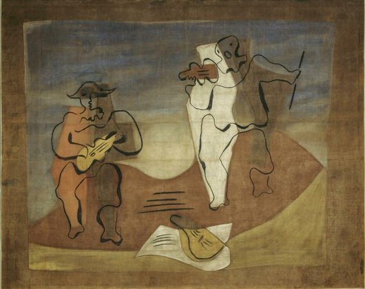 Pablo Picasso, Rideau pour le ballet "Mercure" 1924 