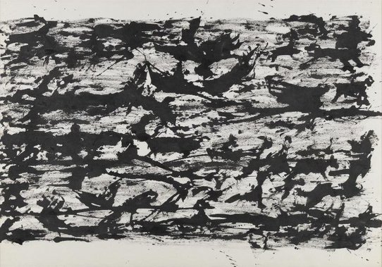 Henri Michaux, « Peinture à l'encre de Chine », 1960-1962 - repro oeuvre